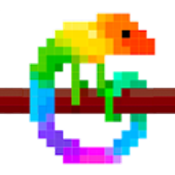 Rainbow Chameleon emoji