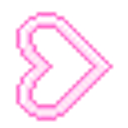 Arrow Pink Heart emoji