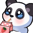 Panda Sip emoji