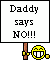 Daddy Says No emoji