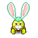 Easterbunny Fly emoji