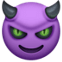Imp Smiling emoji
