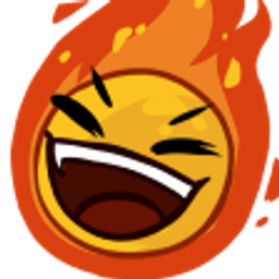 Flaming Lol emoji
