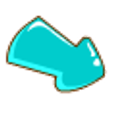 Cyan Arrow emoji