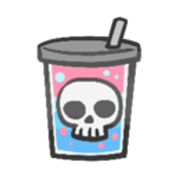 Pastel Skull Drink emoji