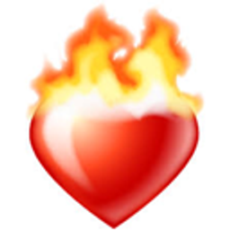 Burningheart emoji