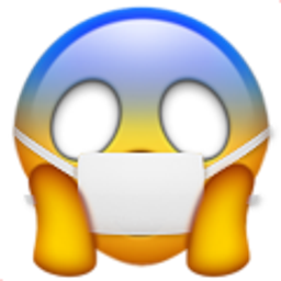 Scream With Mask emoji