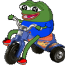 Peepo Tricycle emoji