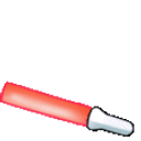 Red Glowstick emoji