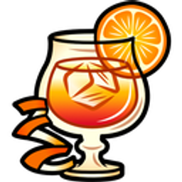 Orange Cocktail Slice emoji