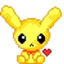 Yellow Bunny emoji