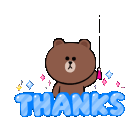 Bear Thanks emoji