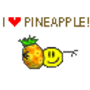 I Heart Pineapple emoji