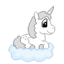Unicorn Cloud emoji