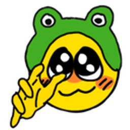 Frog Heart Eyes Hand emoji
