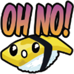 Oh No Sushi emoji