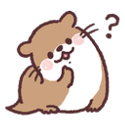 Otter Confused emoji