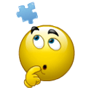 Puzzled emoji