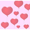Valentine Balloons emoji