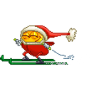 Ski Smiley emoji