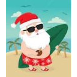 Santaonbeach emoji