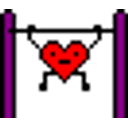 Heart Pull Up emoji