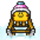 Knuddels Sledding emoji