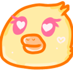 Love Eyes Duckling emoji