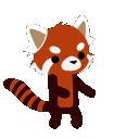 Red Panda Dab emoji