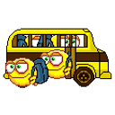 School Bus emoji