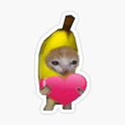 Bananacat Heart emoji
