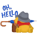 Poohohhello emoji