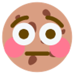 Cookie Flushed emoji