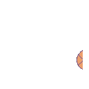 Orange Slice Peek emoji