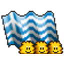 Greek Flag Knuddels emoji