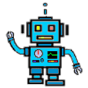 Robot Blue emoji