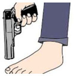 Footgun emoji