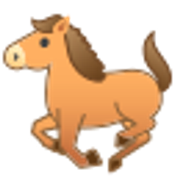 Racehorse emoji