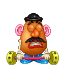 Mr Potatohead Lifting Weights emoji