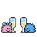 Knuddels Champagne emoji