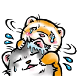 Ferret Holdme emoji