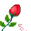 Rose Sparkle emoji