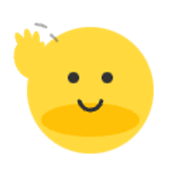 Blob Cant See Me emoji