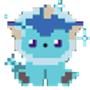 Vaporeon Pixel emoji