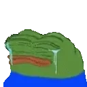 Peeposadleave emoji