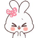 Bunny Teehee emoji