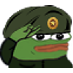 Pepe Soldier Salute emoji