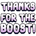 Thanks For Boost emoji