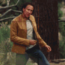 Nicolas Cage Dodges A Bullet emoji
