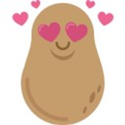 Potato Hearteyes emoji